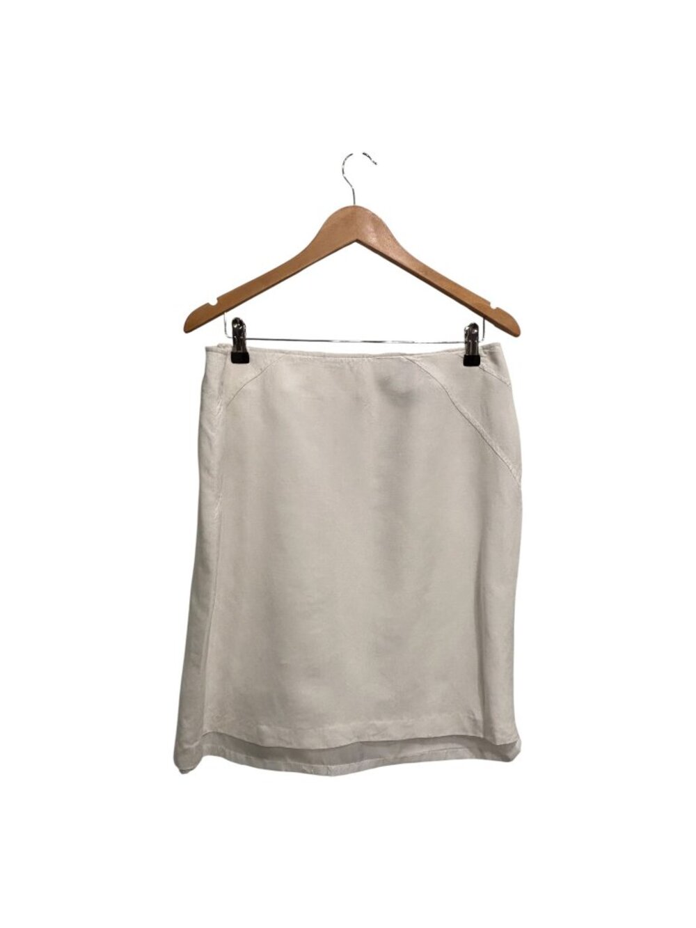 George Rowezzini New York Ivory Linen Rayon Skirt Suit Size 12 2-Piece Career Of - Picture 4 of 12